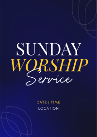 Worship Livestream Flyer