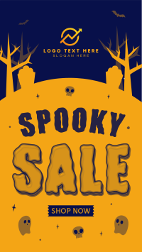 Spooky Ghost Sale Instagram Reel Design