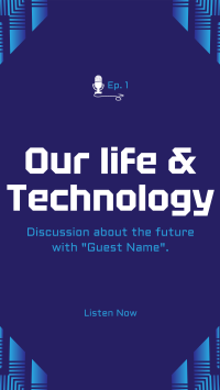 Life & Technology Podcast Facebook Story