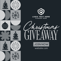 Christmas Season Giveaway Linkedin Post Design