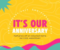 Anniversary Discounts Facebook Post