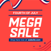 4th of July Sale Instagram Post Design