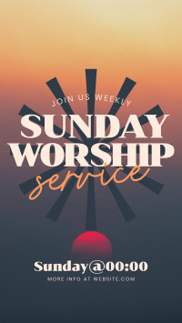 Sunday Worship Facebook Story