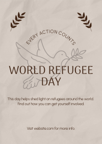 World Refugee Support Poster