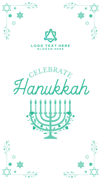 Hannukah Celebration Facebook Story