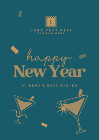 Cheers to the New Year Poster