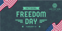 USA Freedom Day Twitter Post