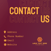 Smooth Corporate Contact Us Instagram Post
