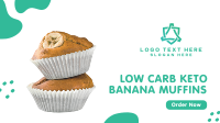 Keto Banana Muffins Facebook Event Cover