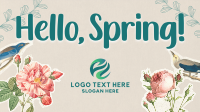 Scrapbook Hello Spring Animation