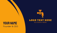 Orange Tap  Business Card Design