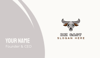 Grey Buffalo Head Business Card