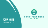 Teal Business Card example 2