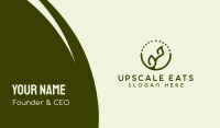 Minimalist Plant Spa Business Card Image Preview