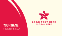 Red Star Business  Business Card Design