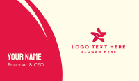 Red Star Business  Business Card