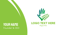 Lawn Plant Care  Business Card Design