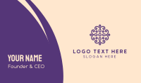 Beauty Violet Flower Business Card Image Preview