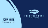 Cyber Fish Missile Business Card