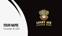 Old Nomad Cowboy Gaming Esports Business Card Image Preview