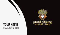 Old Nomad Cowboy Gaming Esports Business Card Image Preview