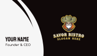 Old Nomad Cowboy Gaming Esports Business Card