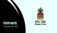 Vegan Restaurant Business Card example 1