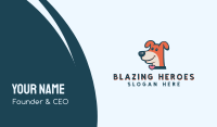 Lovely Dog Veterinary Business Card Image Preview