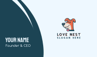 Lovely Dog Veterinary Business Card Image Preview