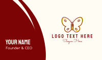 Eco Friendly Butterfly Business Card Design