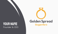 Golden Ring Business Card Image Preview
