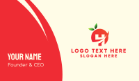 Organic Fruit Business Card example 2