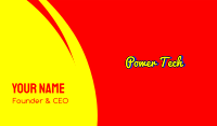 Teen Business Card example 2
