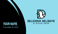 Duck Letter D  Business Card Image Preview