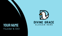 Duck Letter D  Business Card Image Preview