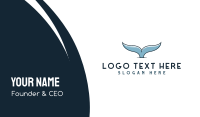 Blue Whale Business Card example 4