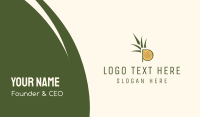 Pineapple Letter P Business Card
