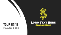 Dollar $ Symbol Business Card