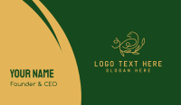 Golden Bird Monoline  Business Card