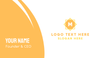 Sun Stroke Lettermark Business Card