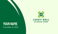 Lucky Four Leaf Clover Business Card Image Preview