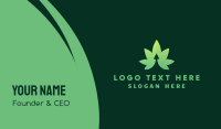 Cannabis Arrow Business Card Design