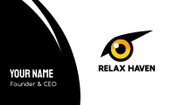 Yellow Bird Eye Business Card