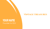 Luxurious Vintage Wordmark Business Card Image Preview