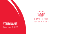 Heart City Buildings Business Card Image Preview