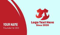 Red Shirt Business Card