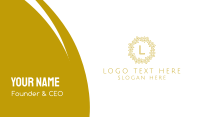 Luxurious Royal Lettermark Business Card