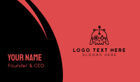 Death Skull Esports Business Card Design