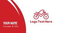 Triathlon Business Card example 3