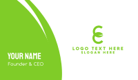 Green Leaf E Business Card